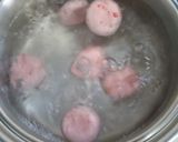 いちご白玉の練乳がけ作り方3写真