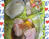 ✴骨付き♥鶏肉で揚げない♥唐揚げ✴作り方1写真
