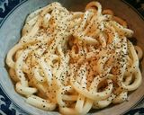 バター香る☆釜玉うどん作り方4写真