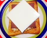 食べてビックリ✨チョコチーズ納豆トースト作り方4写真