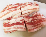豚バラ薄切りで簡単☆角煮風の豚丼作り方1写真