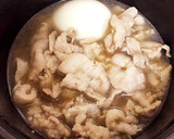 豚バラ薄切りで簡単☆角煮風の豚丼作り方4写真