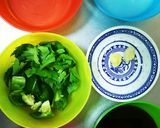 中華なトンセロピー丼作り方1写真