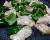 むね肉とピーマンのシンプル炒め作り方5写真