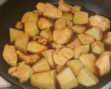 ★フライパンで簡単！鶏肉と里芋の煮物★作り方5写真