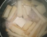 桜とウドと豆腐のお吸い物　浪速の料亭の味作り方6写真