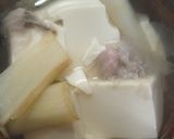 桜とウドと豆腐のお吸い物　浪速の料亭の味作り方8写真