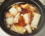 味しみる　とろ～っと大根と豚バラの煮物作り方3写真