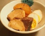 味しみる　とろ～っと大根と豚バラの煮物作り方6写真