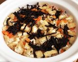 土鍋でひじきの炊き込みご飯（男子1食分）作り方6写真