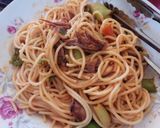 血管ダイエット食690（イカのパスタ）作り方1写真