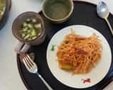 血管ダイエット食690（イカのパスタ）作り方3写真