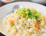 ぬか漬け野菜の玄米炒飯作り方4写真
