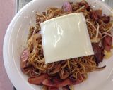 卵とチーズで包む　子供が好きな焼きそば♪作り方6写真