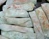 明太子マヨ・ギョウザ皮焼き作り方4写真