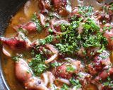 スキレットでバル風✿ほたるいかアヒージョ作り方12写真