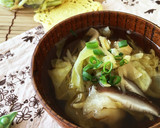 作り置きときのこ玉で*即席和風スープ作り方3写真