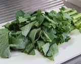 サクッと甘い! のらぼう菜のかき揚げ作り方1写真