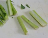 サクッと甘い! のらぼう菜のかき揚げ作り方2写真