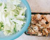 春キャベツとベビー帆立のパスタ作り方2写真