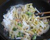 ミートーソースを使ったえびグラタン作り方3写真
