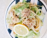 春キャベツとベビー帆立のパスタ作り方5写真