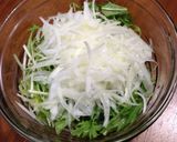 ☆玉ねぎと水菜のシャキシャキサラダ作り方4写真