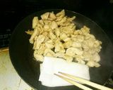 鶏皮とネギの生姜焼き風煮作り方4写真