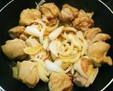 鶏モモの玉ねぎと醤油にんにく焼作り方5写真