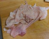 鶏皮の柚子胡椒和え(*^-^)ノ□麦酒!作り方1写真