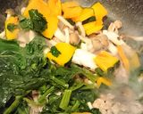 豚肉とかぼちゃ☆めんつゆ味噌彩り炒め作り方4写真