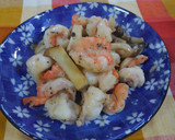 くにしゃんのエビとキノコの炒め物♪作り方6写真