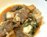 すき焼き風春菊と豆腐の卵とじ☆作り方19写真