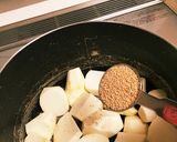 黒くならない☆里芋の煮付け作り方5写真
