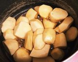 黒くならない☆里芋の煮付け作り方8写真