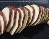 サツマイモとピーナッツの豆板醤炒め作り方1写真