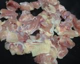 *鶏肉とさつまいもの照りマヨ焼き*作り方3写真