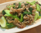 簡単美味しい♪青梗菜と豚肉の塩ダレ炒め作り方8写真