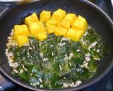簡単！かぼちゃとわかめのそぼろ煮作り方4写真