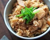 水煮で一年中楽しむ！たけのこご飯作り方9写真
