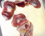 お砂糖なしで。鶏皮と砂肝の醤油煮。作り方1写真