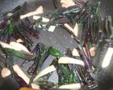 紅菜苔と卵の炒め物作り方6写真