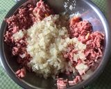 ストックOK：蒸し肉団子作り方4写真