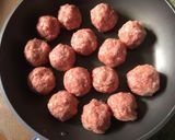 ストックOK：蒸し肉団子作り方5写真