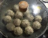 ストックOK：蒸し肉団子作り方7写真