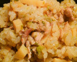 ふきのとう・筍・豚肉の味噌炊き込みご飯作り方17写真