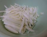梅しそ大根サラダ作り方1写真