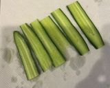 スモークサーモンときゅうりのサンドイッチ作り方1写真