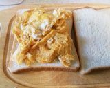 ラーマで焼くあおさのディップたまごサンド作り方10写真