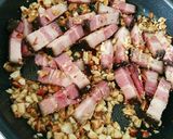 ナッツとベーコンのホットサラダ作り方3写真